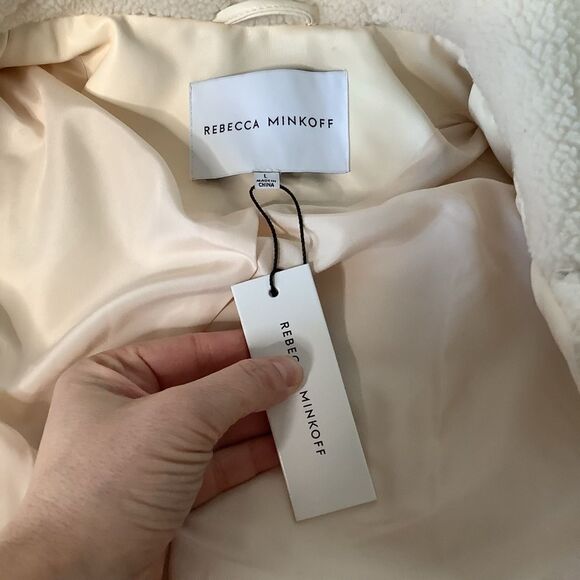 Rebecca minkoff teddy bear coat - Picture 6 of 6